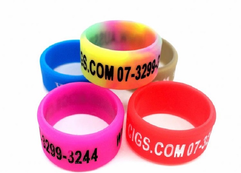 Silicone Ring - Embossed/Color 1