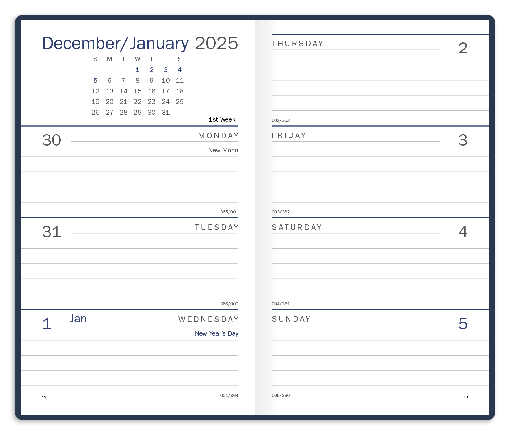 Triumph® Calendars Standard Weekly Pocket Planner 11