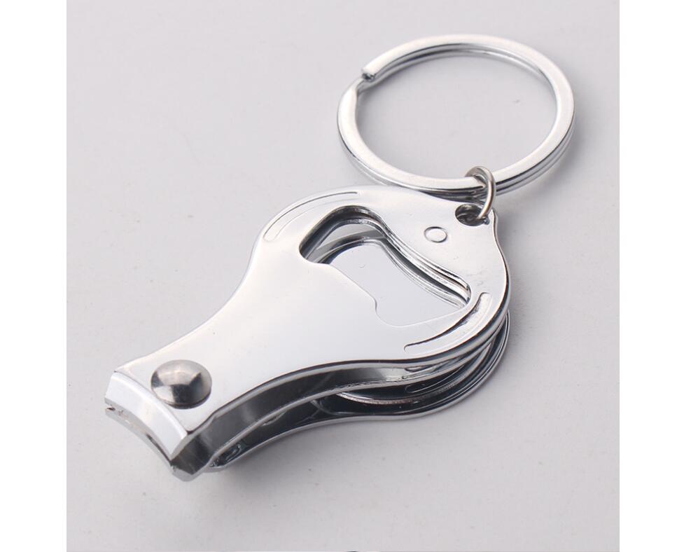 Nail Clippers Bottle Opener 2-in-1 Keychain 2