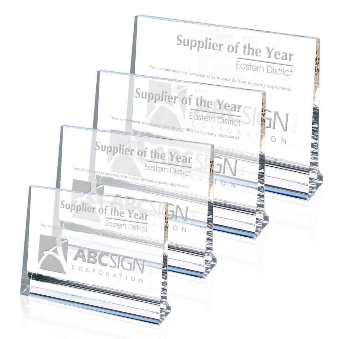 Footed Plaque (Horiz)