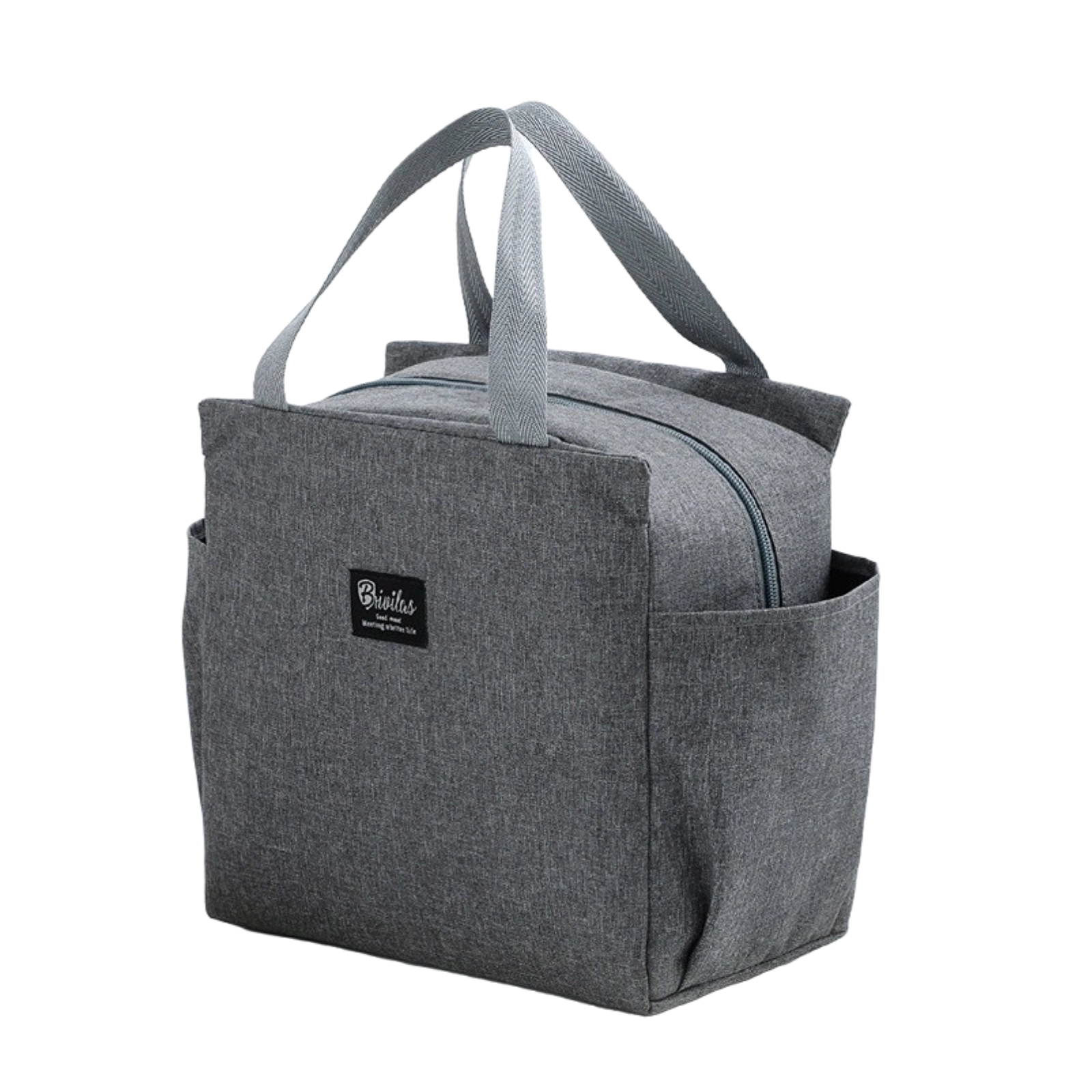 Portable Double Pocket Insulated Lunch Bag 6