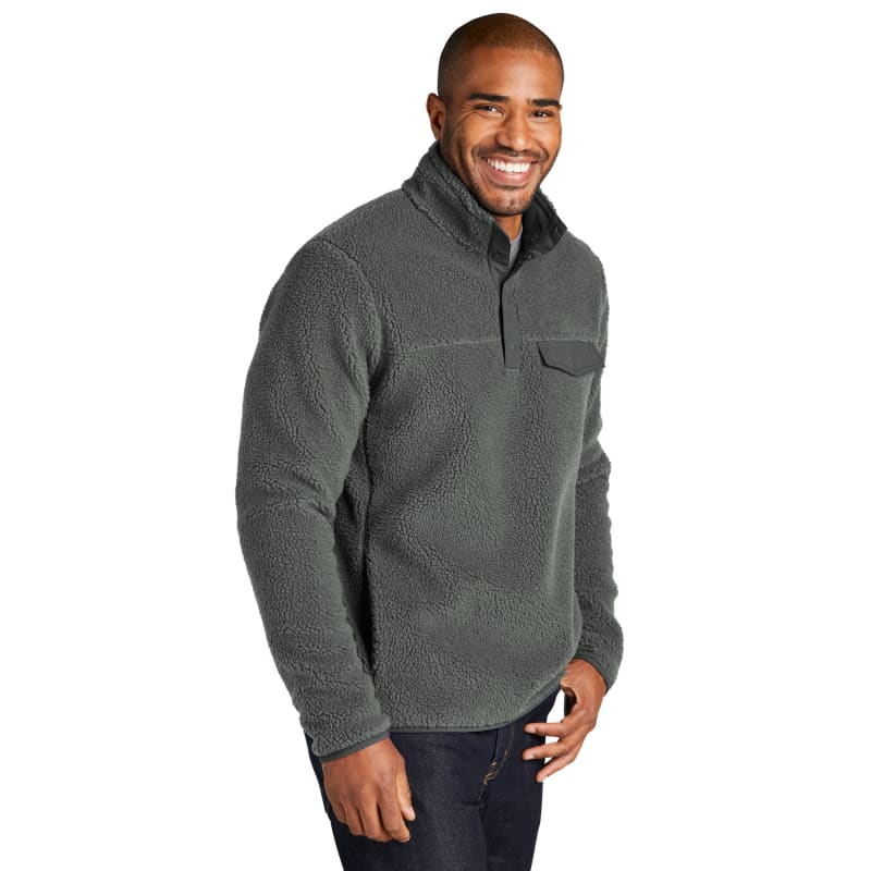 Port Authority Camp Fleece Snap Pullover 9