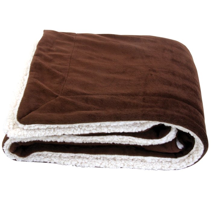 Oversize Micro-mink Sherpa Blanket 24