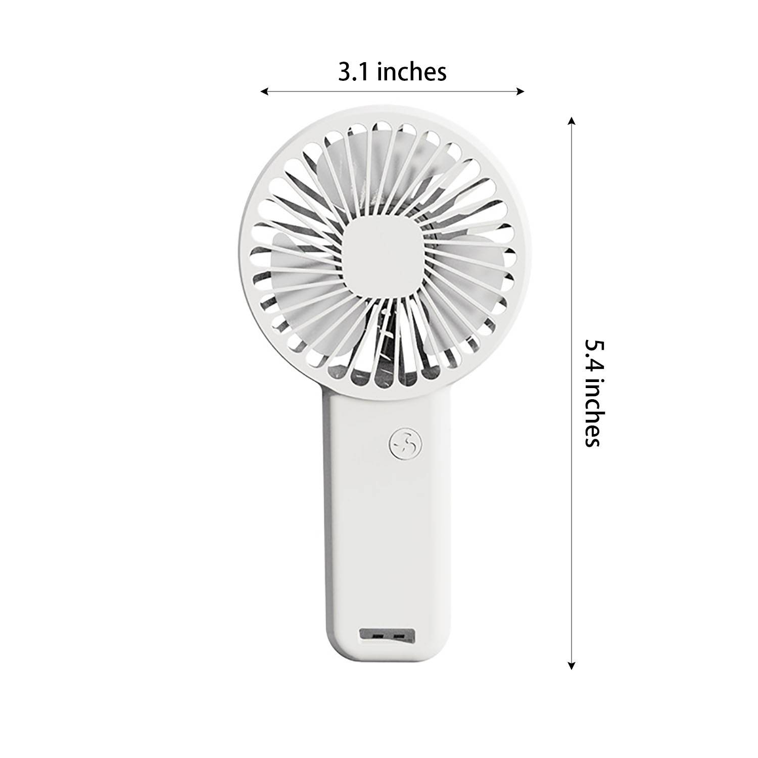 Mini Portable Handheld Fan with 3 Speeds 2