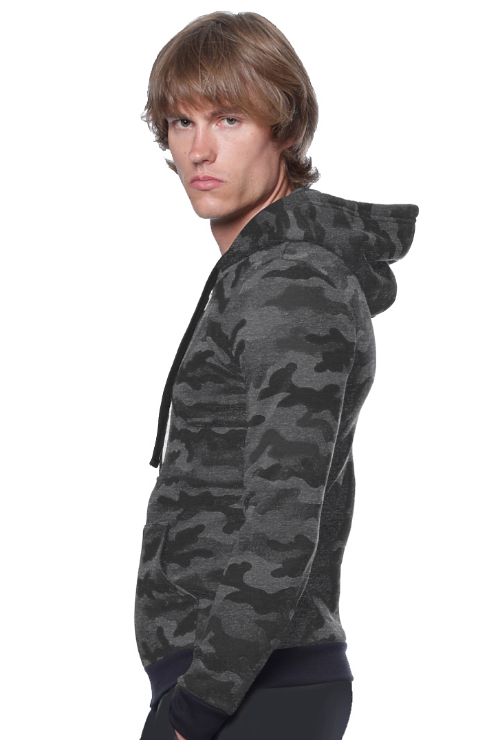 Unisex Triblend Full Zip Camo Hoody 5