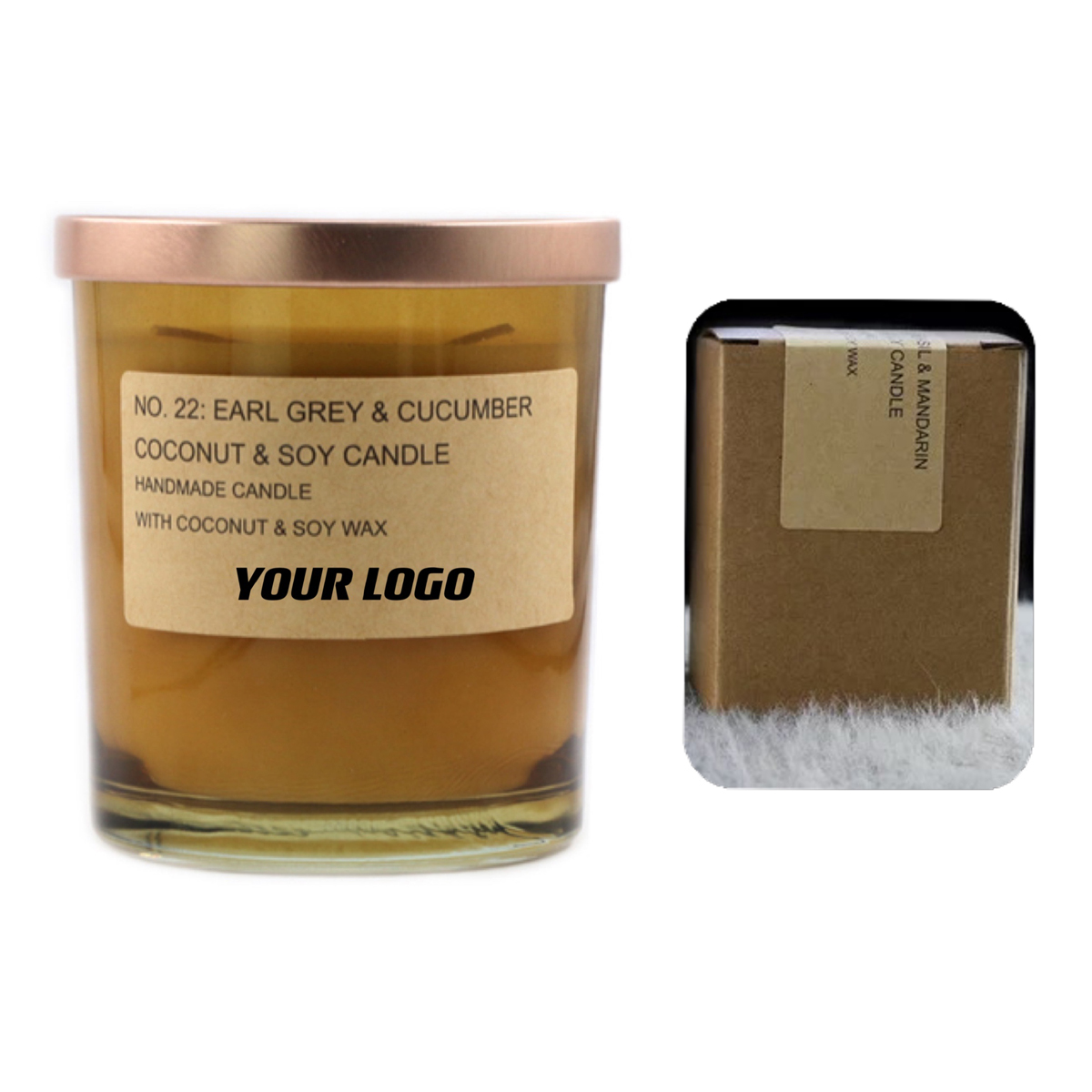 MOQ 10 pcs Aromatic Soy Wax Candle 3