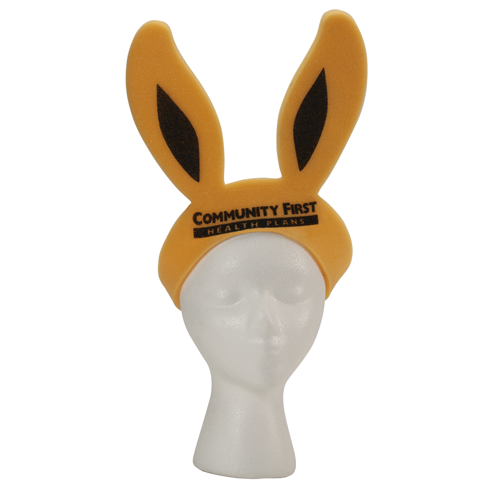 16" Foam Bunny Ears Visor 14