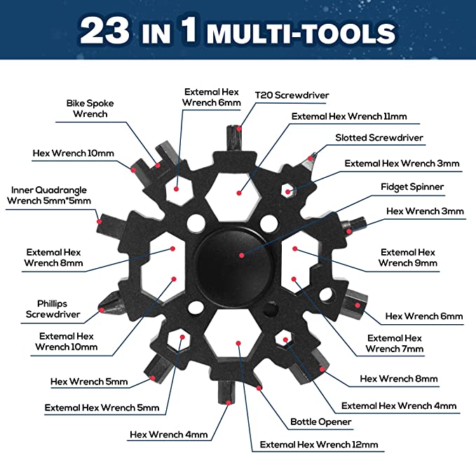 23-in-1 Snowflake Multi-Tool 16