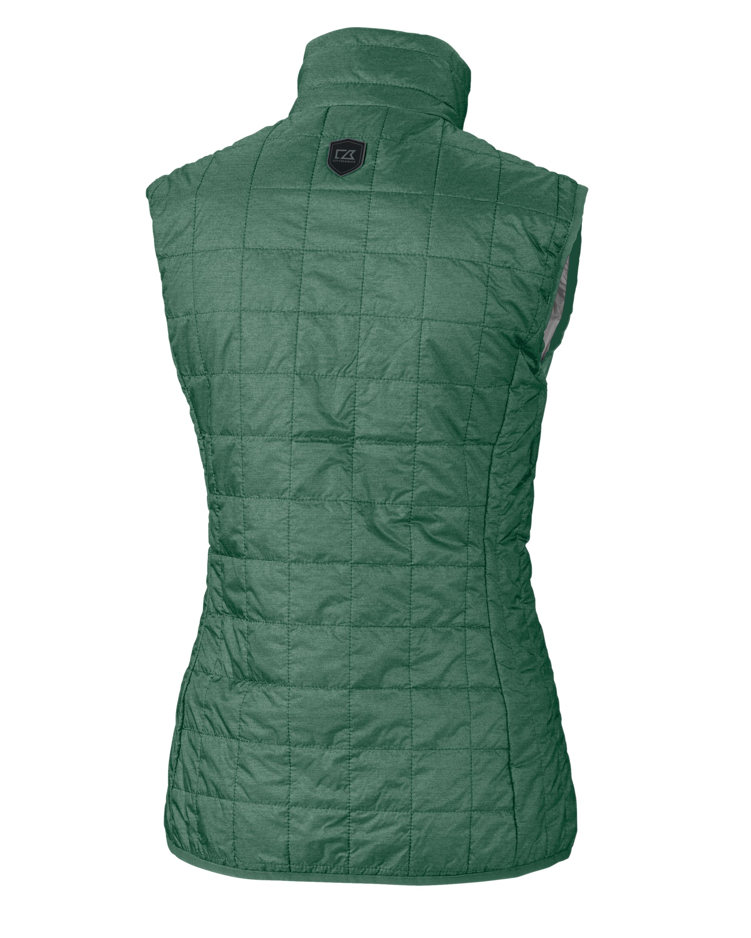 Cutter & Buck Rainier Recycled Insulated Puffer Womens Full Zip Vest 81