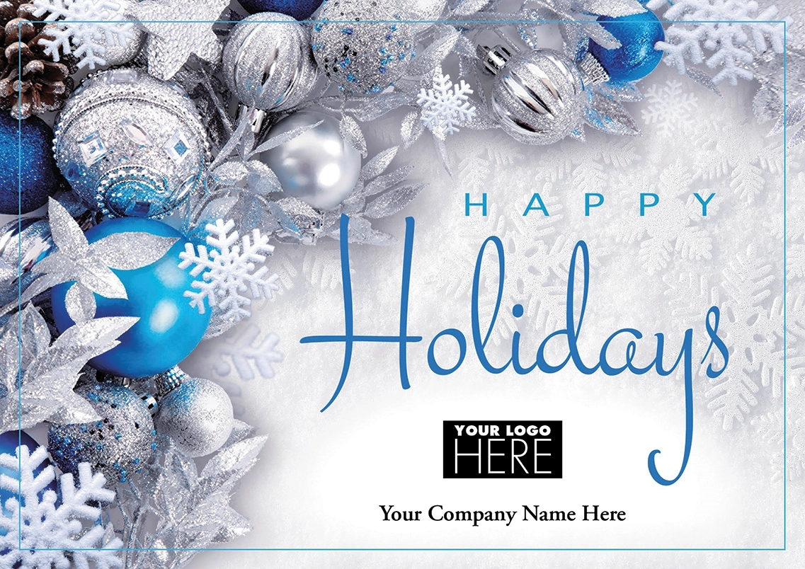 Blue Radiance Holiday Logo Cards 2