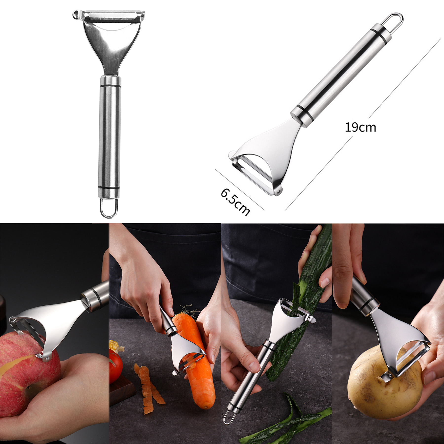 Y-Shaped Stainless Steel Peeler 2