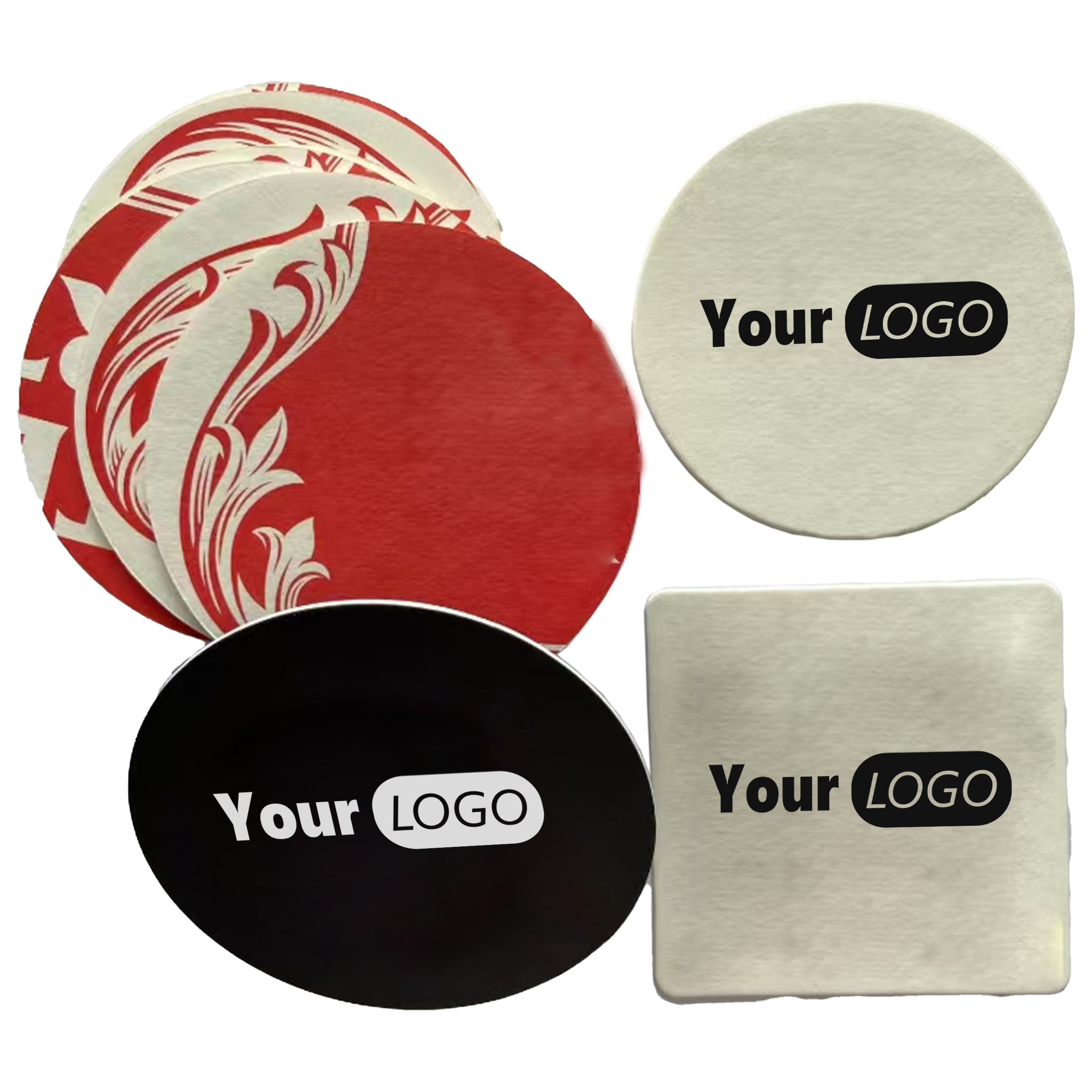 Paper Disposable Absorbent Coaster 1