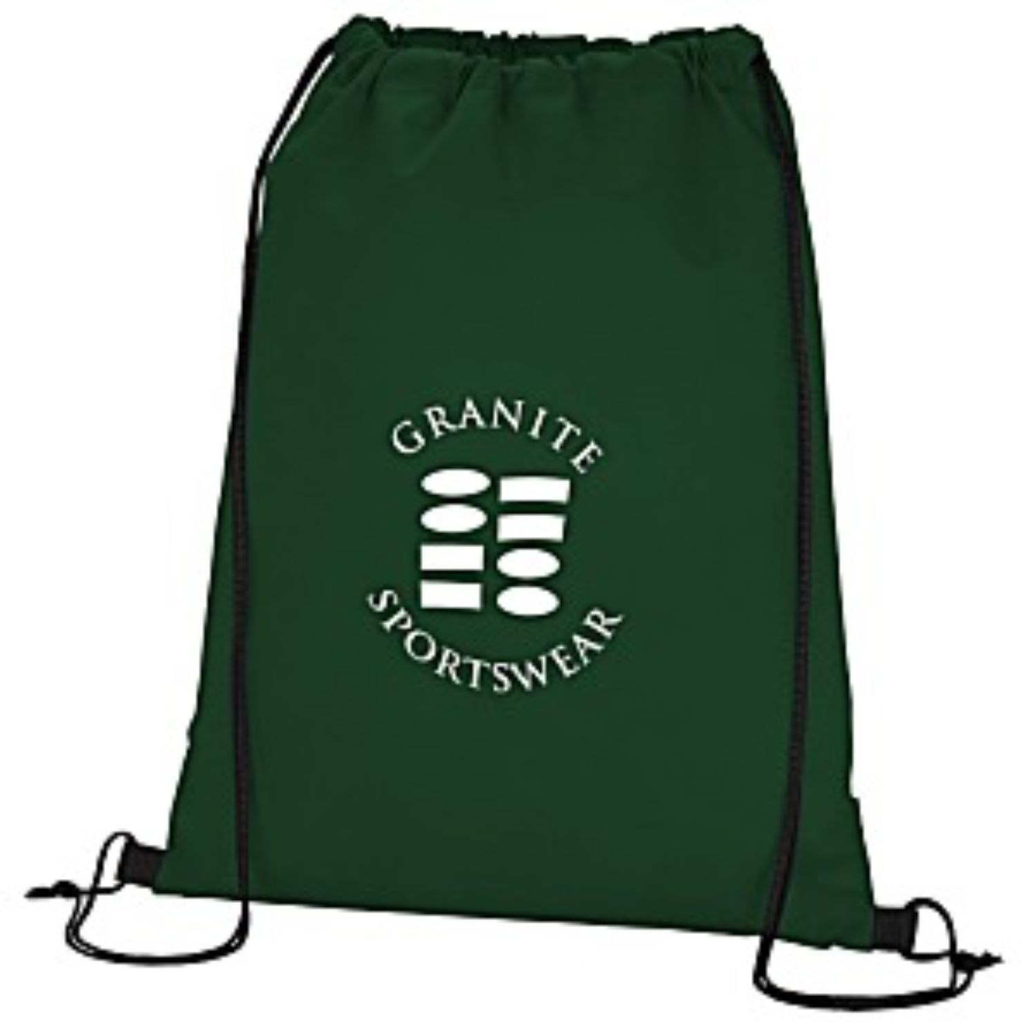 Eco-friendly rPET Recycled 210D Polyester Drawstring Backpack (15"x18") 3