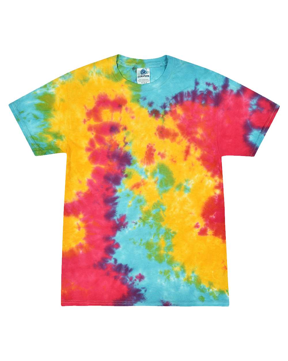 Unisex Multi-Color Tie-Dyed T-Shirt - 1000 270