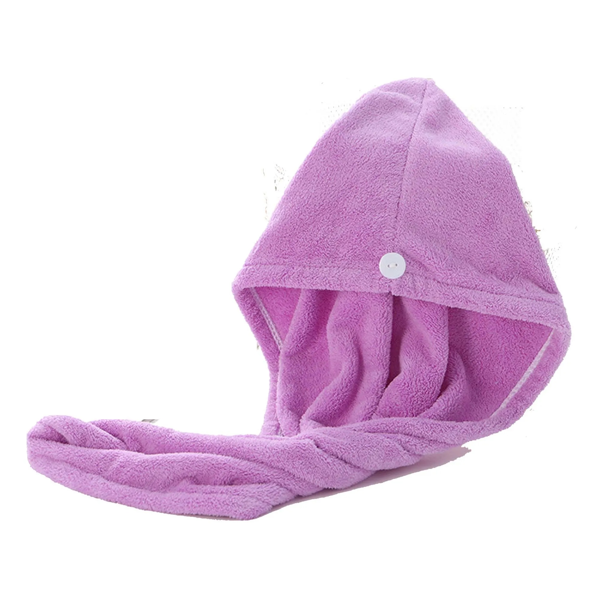 Coral Velvet Hair Fast Dry Towel Cap 4