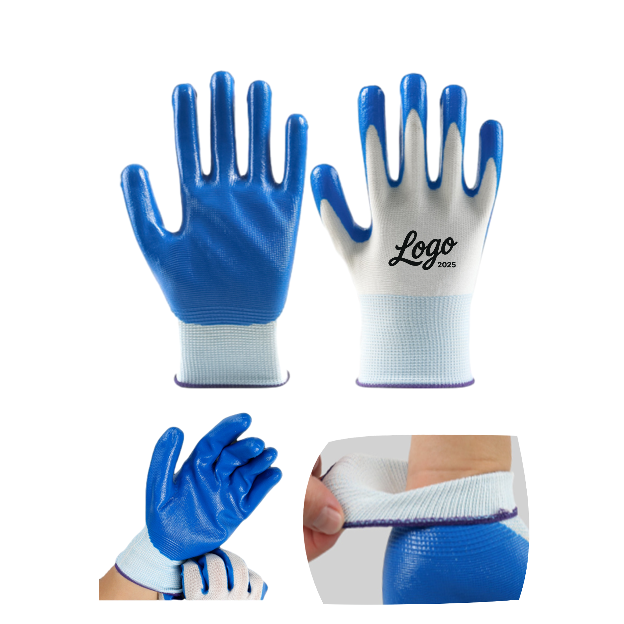 Anti-Slip And Abrasion-Resistant Industrial Gloves 2