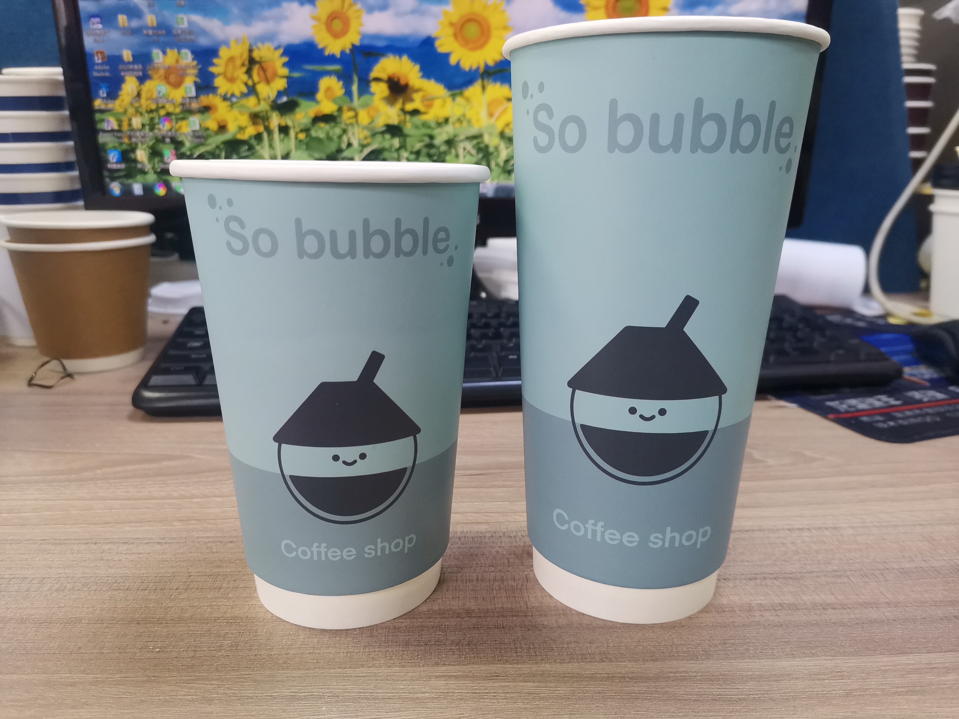 16oz Double Wall Paper Cups 2