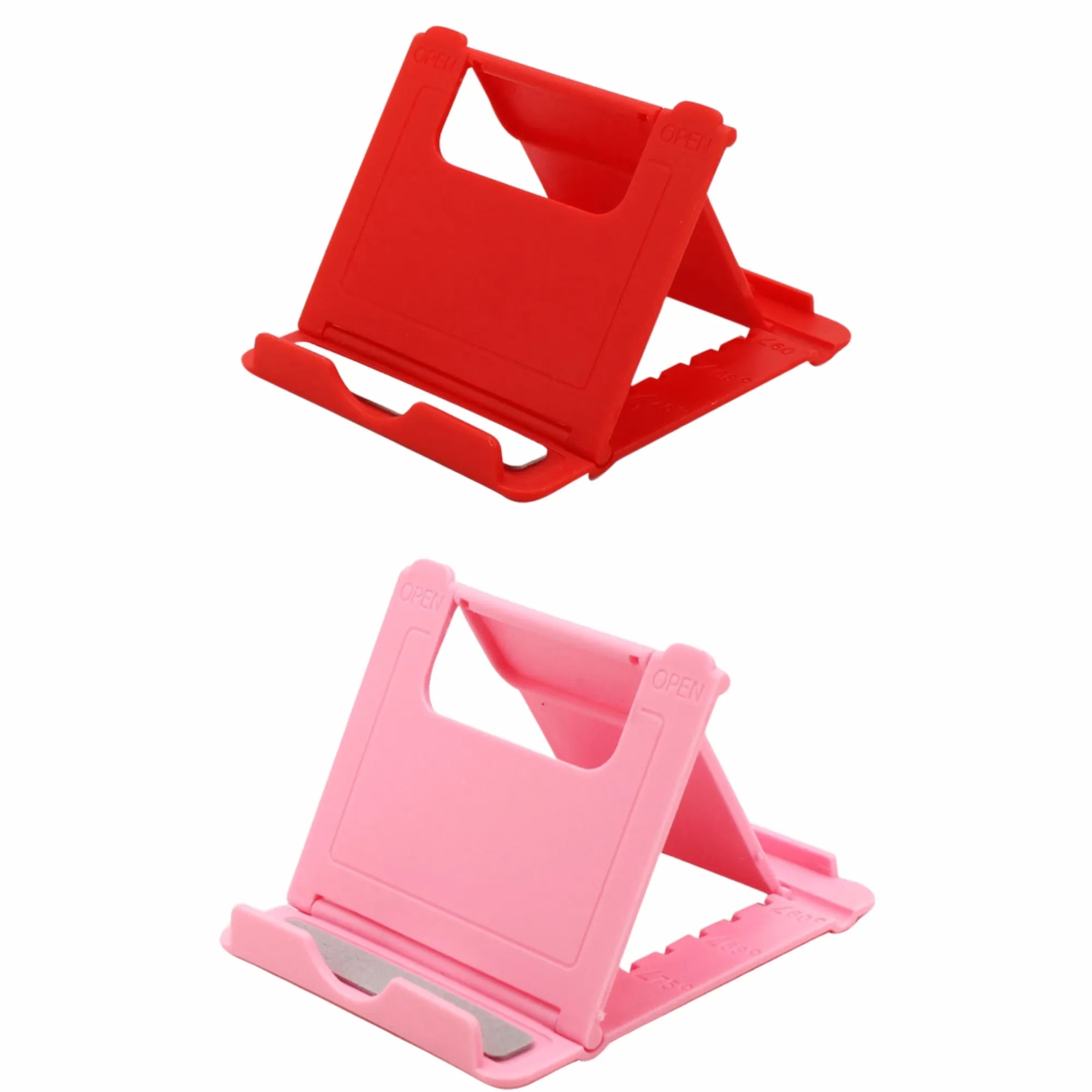 Foldable Phone Tablet Stand, Portable Logo Print 2