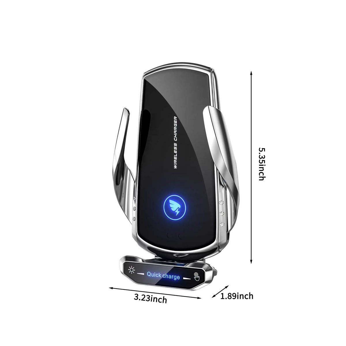 Car Phone Holder with 15W Wireless Charging 3
