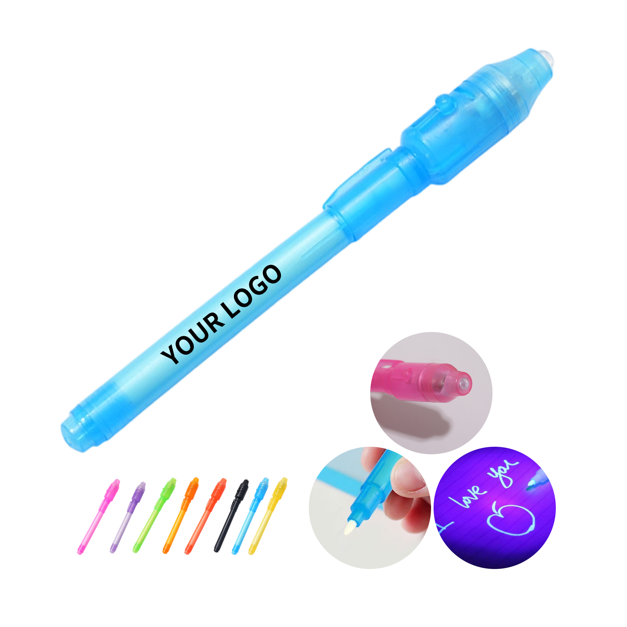 Ultraviolet Secret Message Pen With Invisible Ink 5" 10