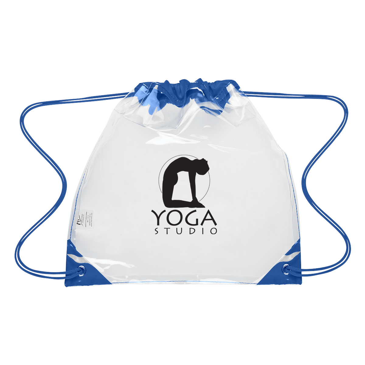 Touchdown Clear EVA Drawstring Backpack 2