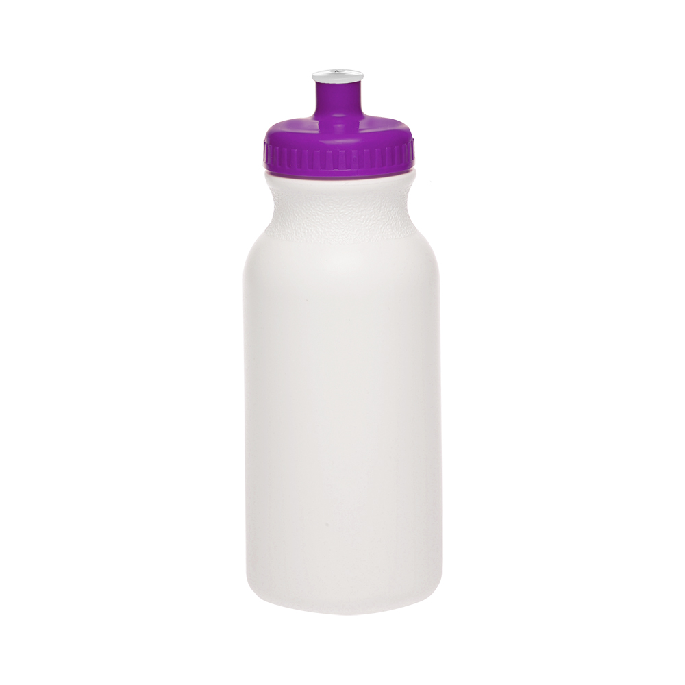 20 oz White Super Value Sports Bottle 4