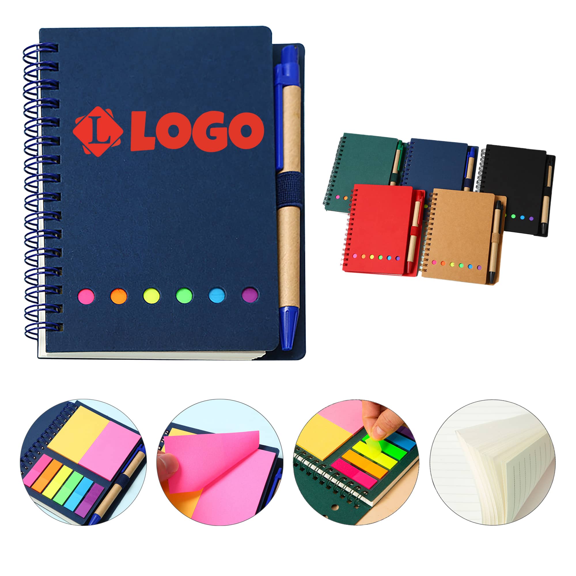 Organized Sticky Notebook 2
