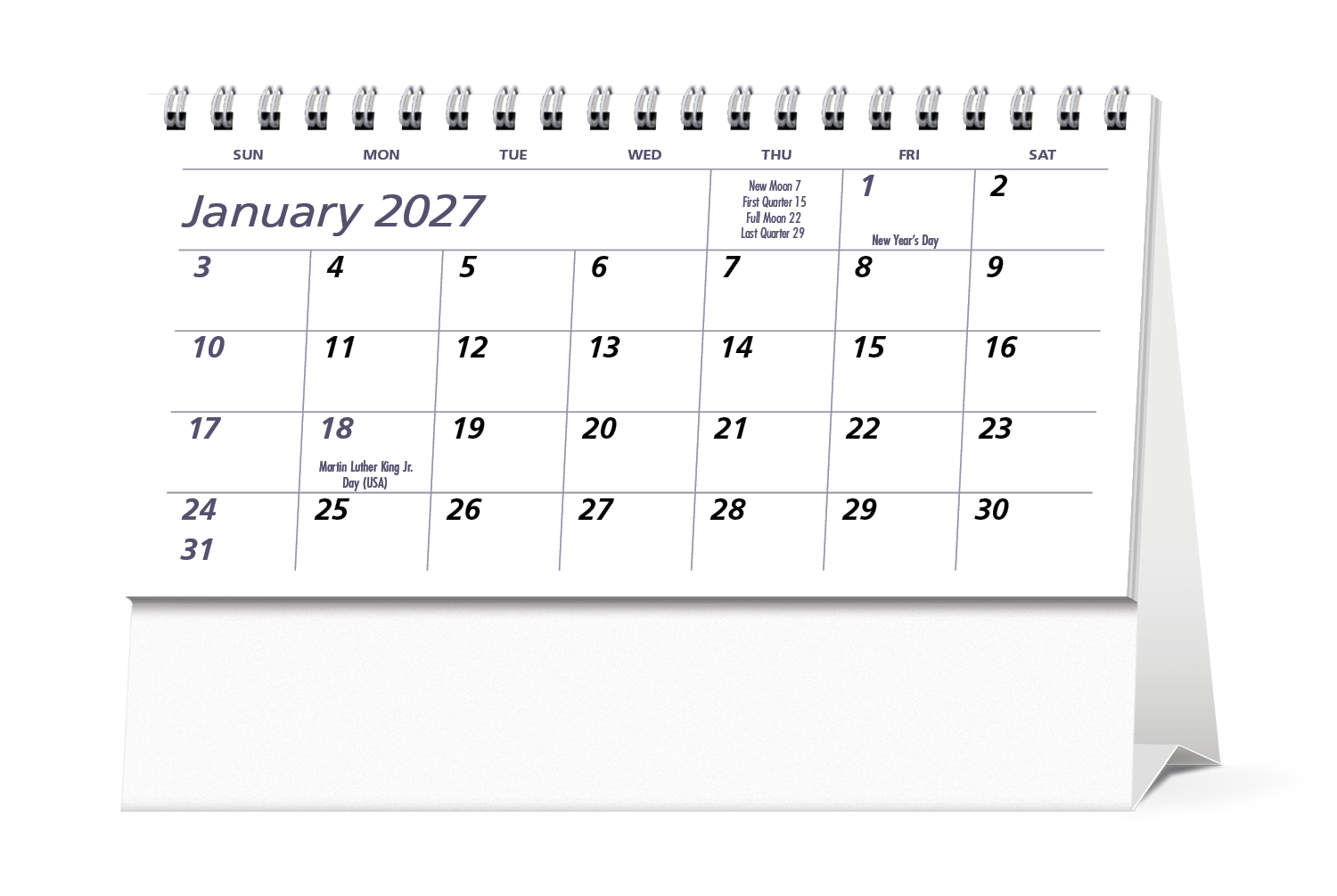 Triumph® Calendars Econo Desk Calendar 19