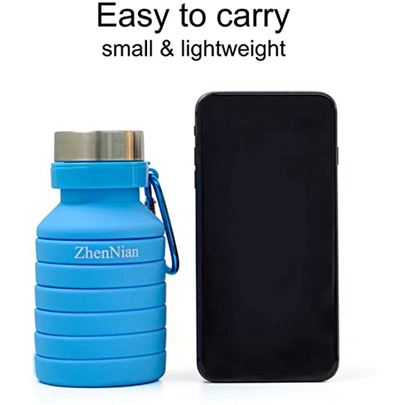 Silicone Folding Camping Cup Foldable Water Bottle 11