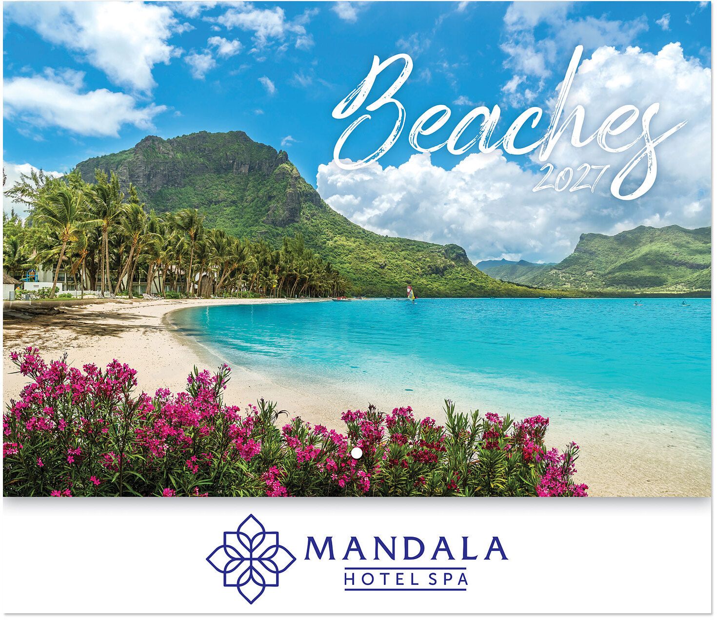 BEACHES STAPLED WALL CALENDAR 15