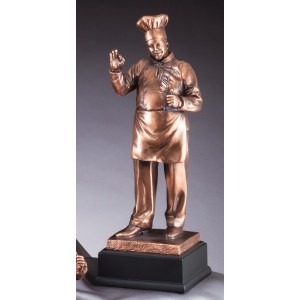 Chef Resin Sculpture 2