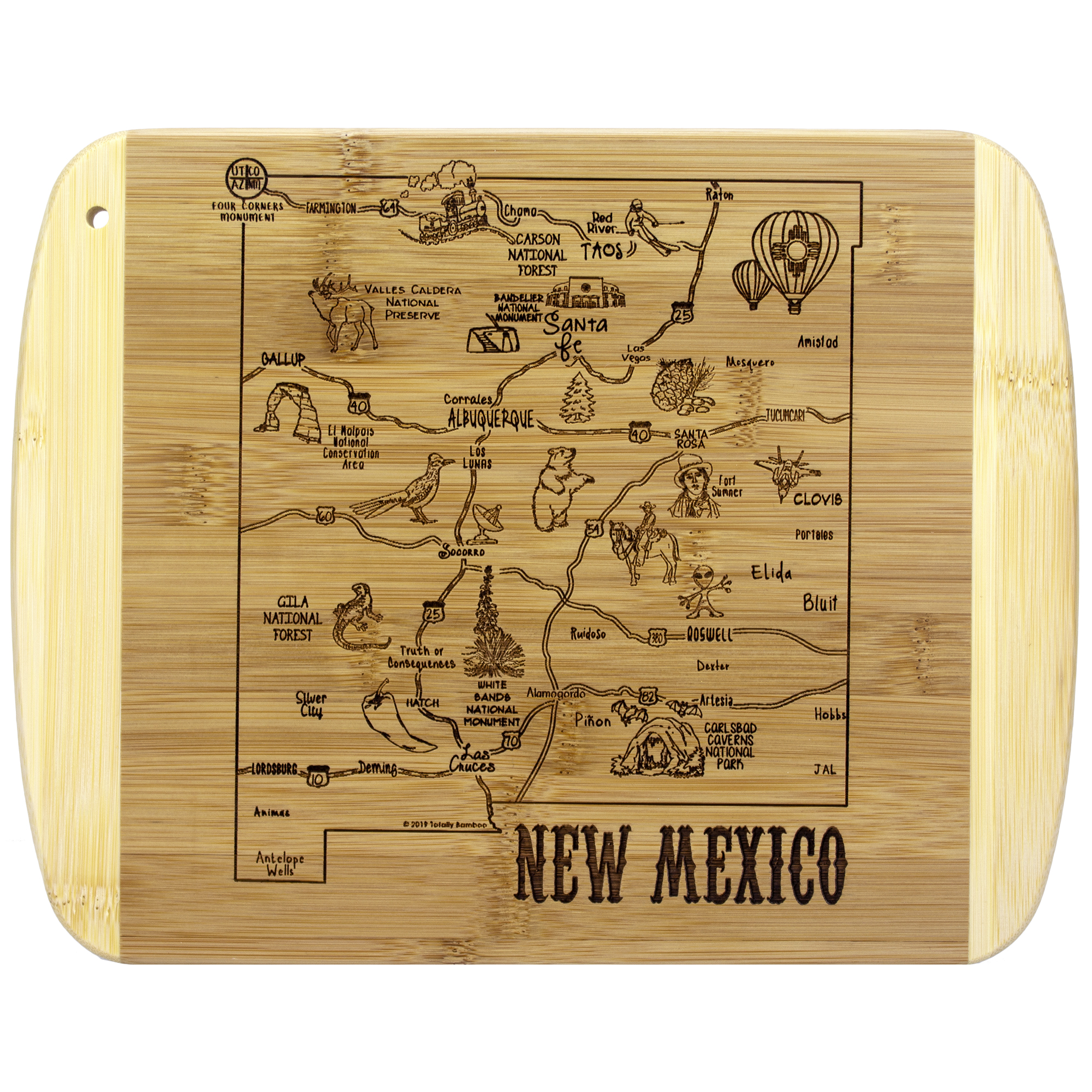 A Slice of Life New Mexico Serving & Cutting Board 2