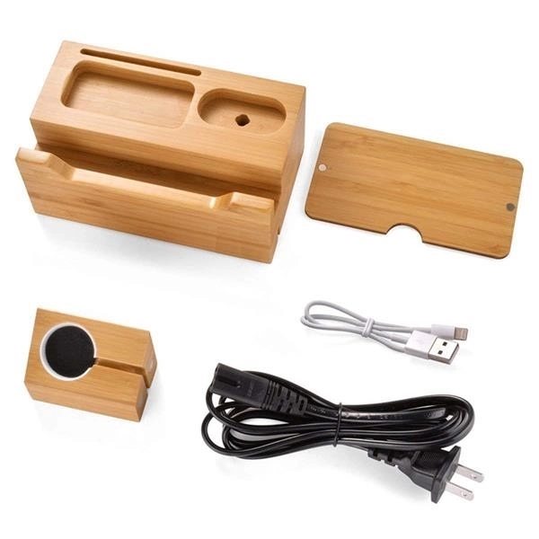 Bamboo Usb Charging Station 5