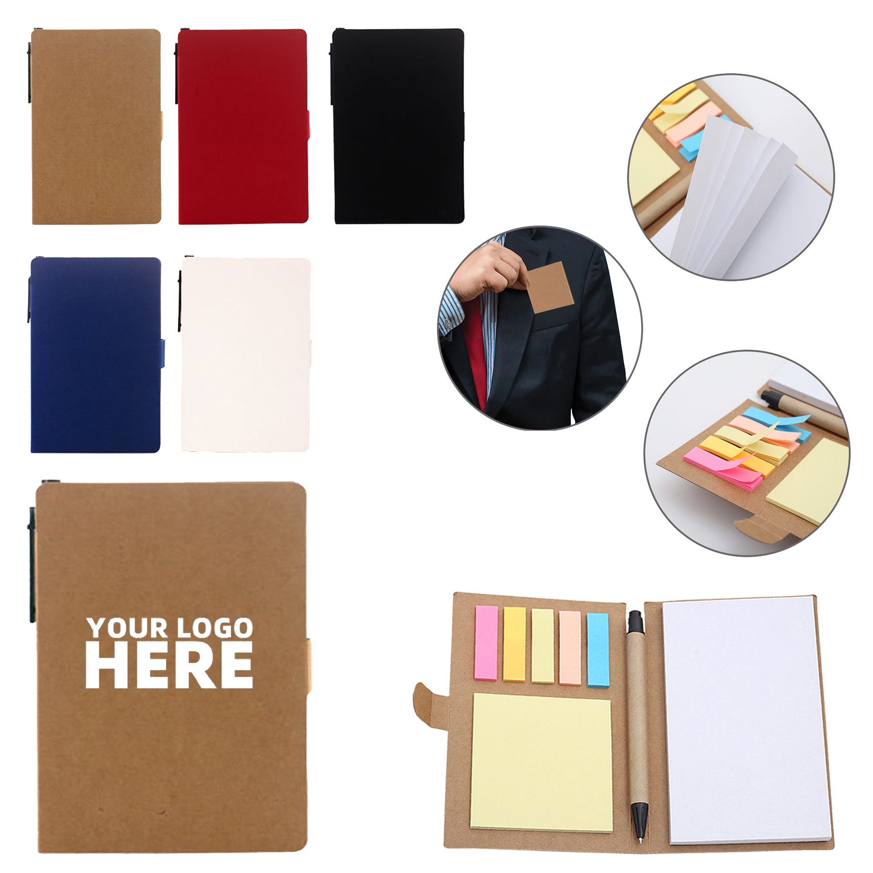 Kraft Combination Sticky Notes 1