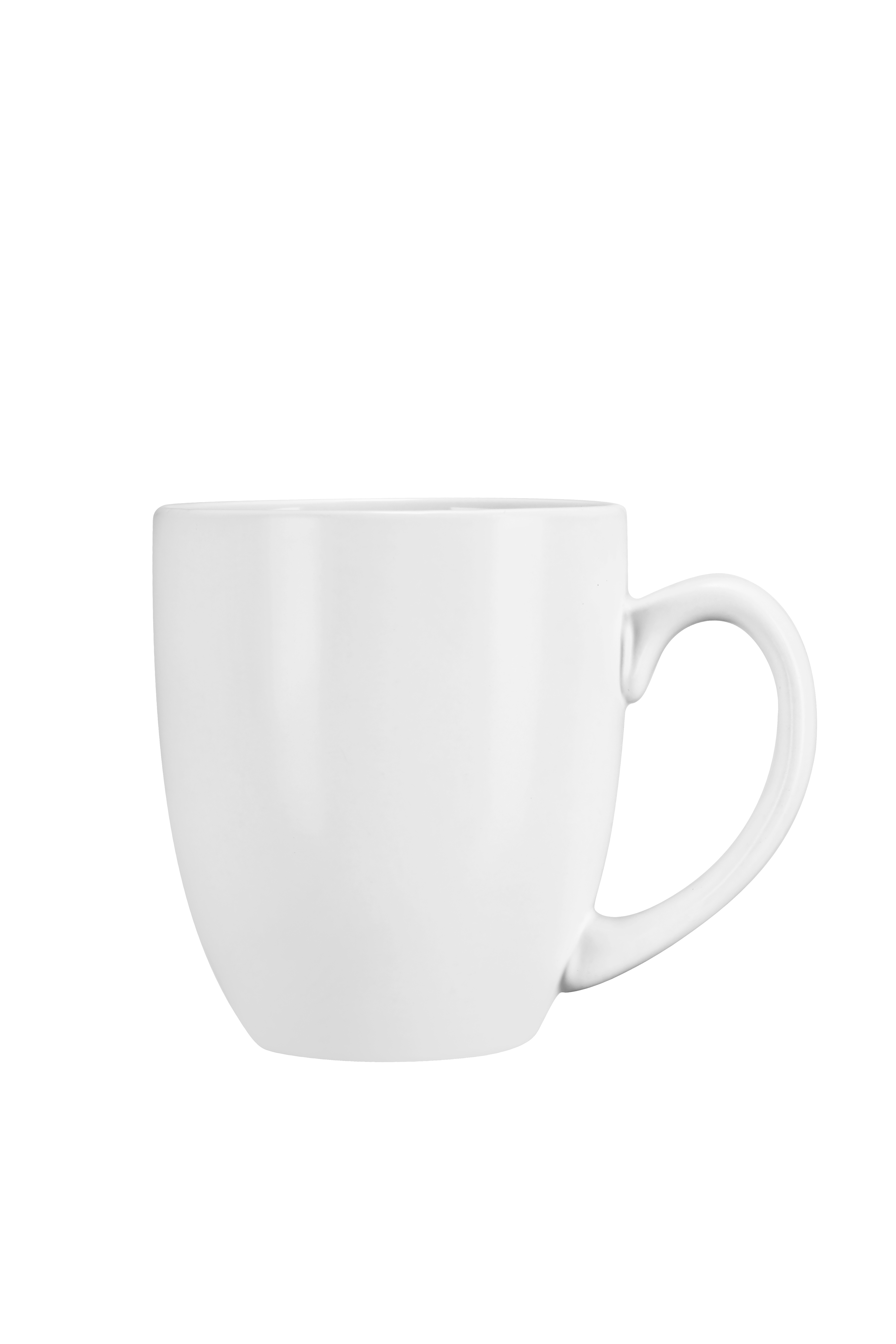 16 oz White Ceramic Mug 2