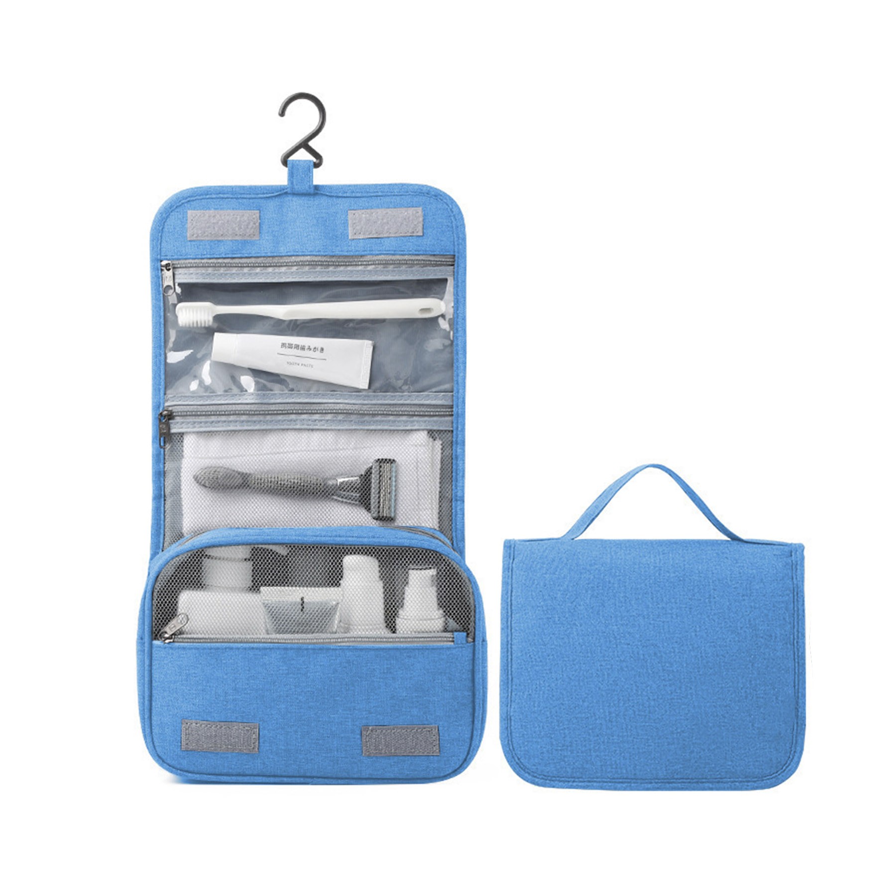 Hook Waterproof Foldable Travel Toiletry Bag 3