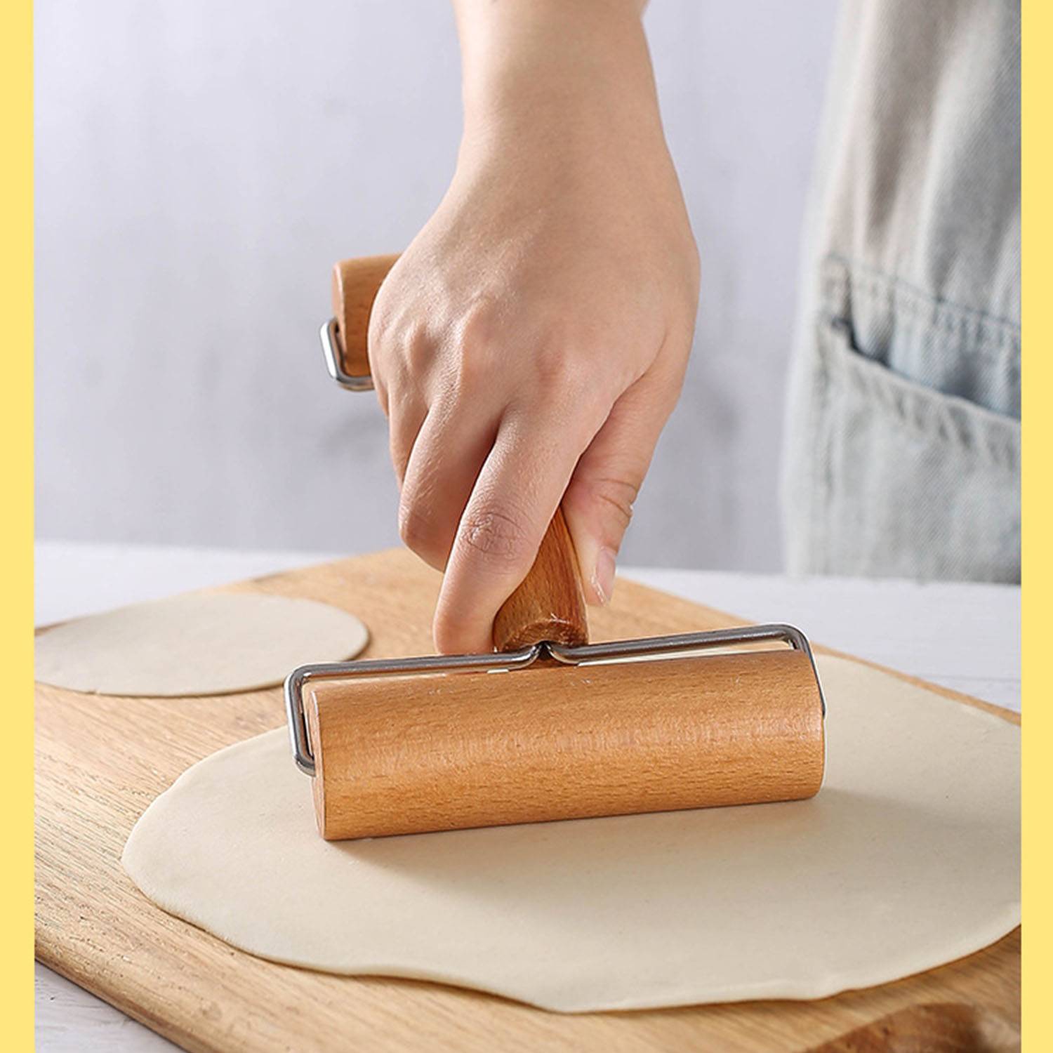 Wooden Dough Rolling Pin 4