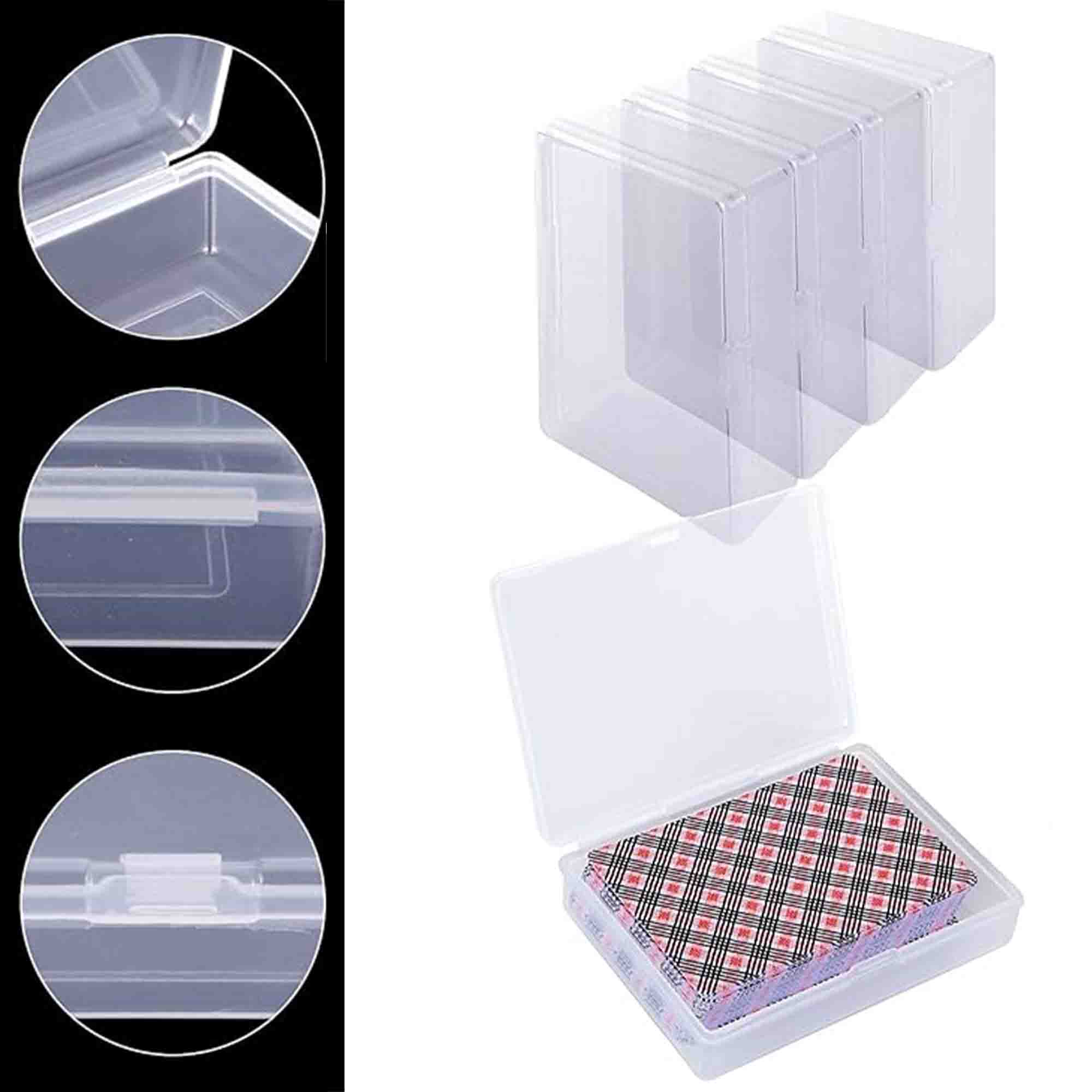 Standard Playing Cards Clear Deck Box Game Storage 2