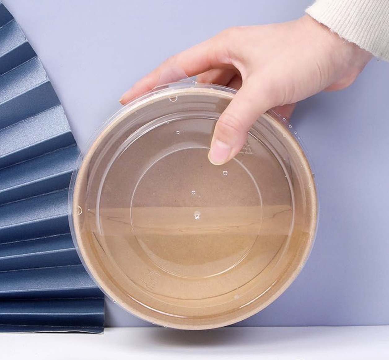 25 Oz Large Paper Bowls with Lids 5