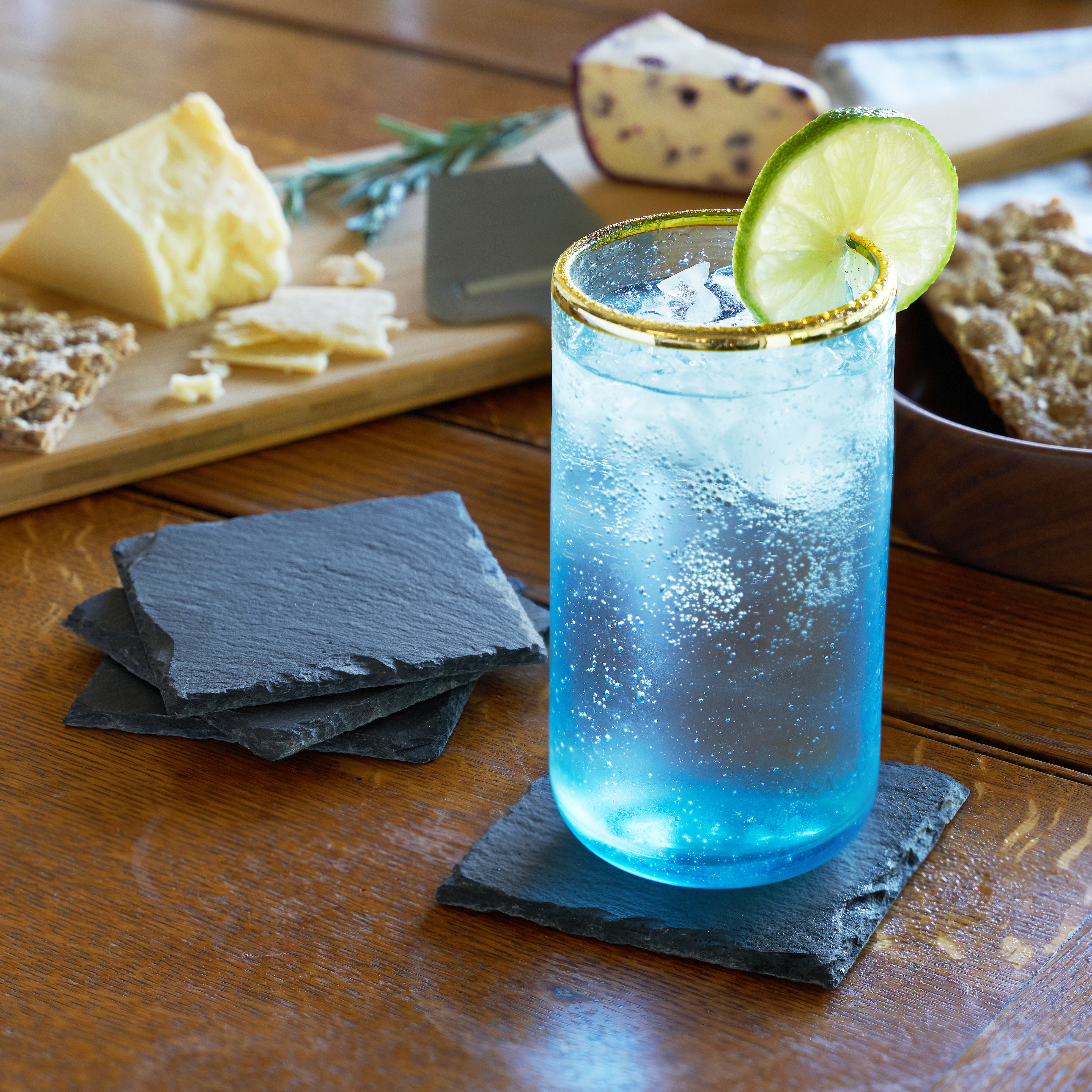 Twine Living® Square Slate Coaster, set of 4 6