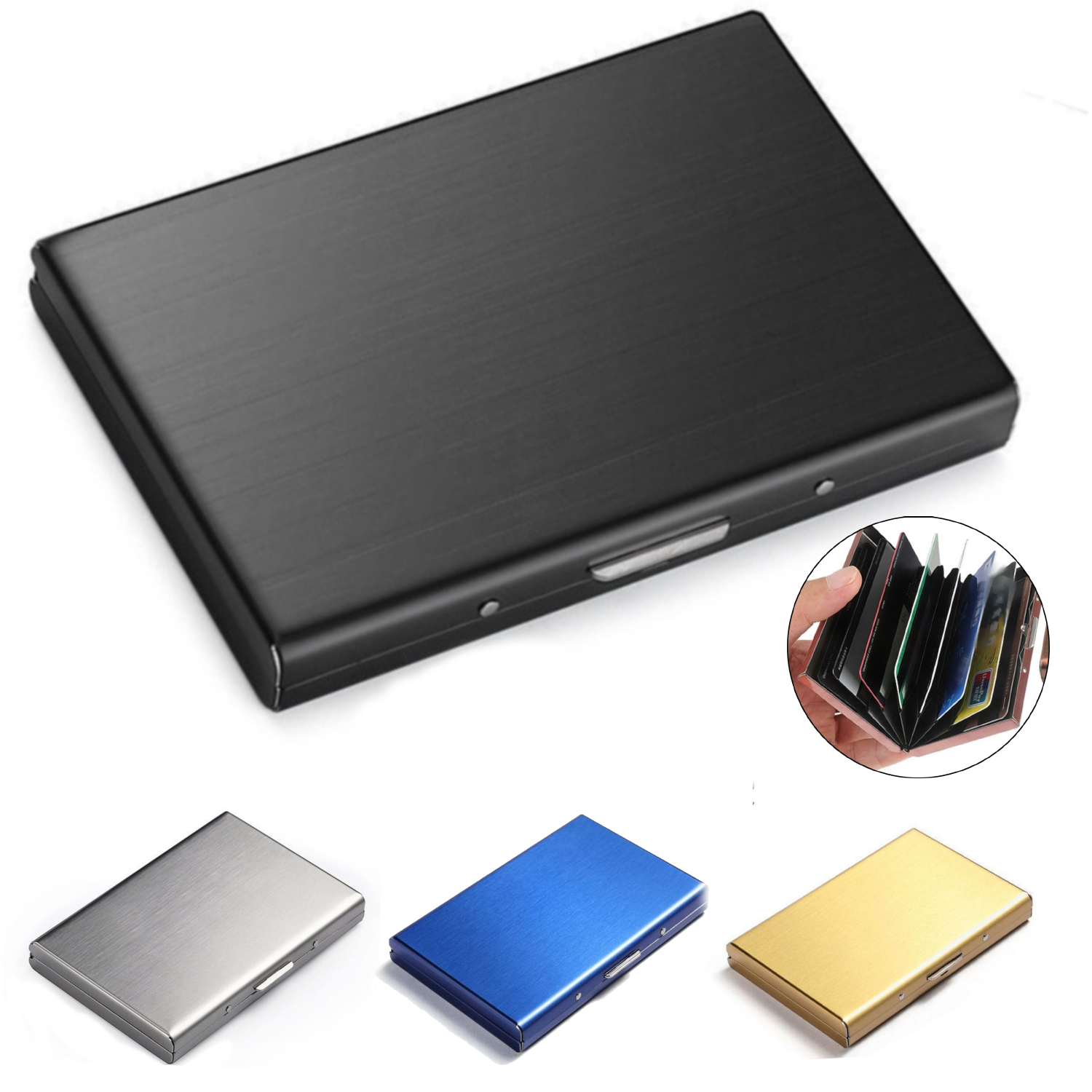 Stainless Steel RFID Credit Card Holder 7