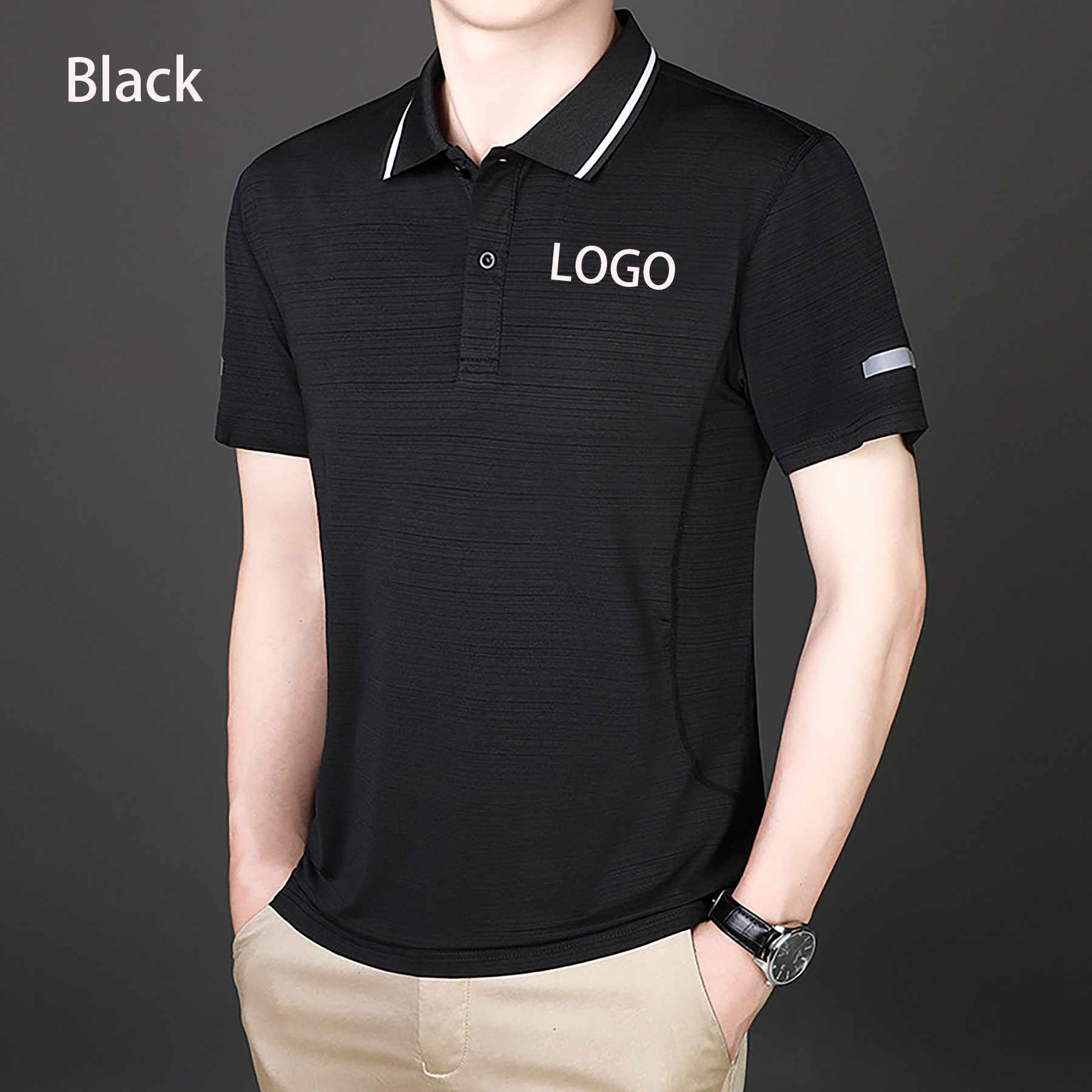 Lightweight & Soft Quick Dry Short Sleeve Polo Shirt for Outdoor Sport 3