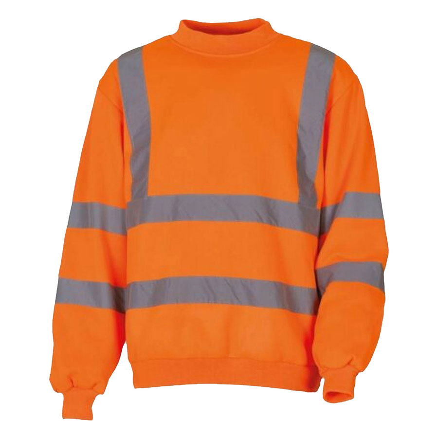 VISIPRO Reflective Safety Sweatshirt with Bands & Brace -