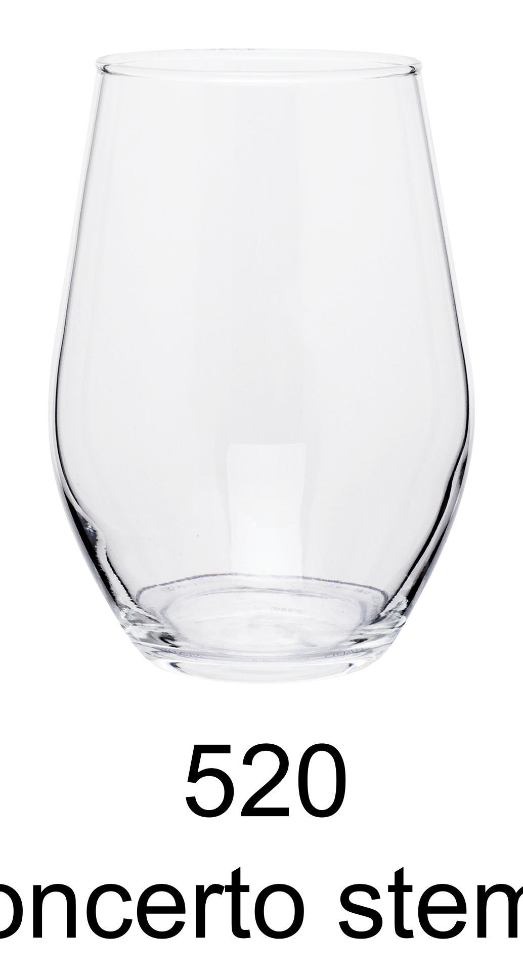 11.5 oz concerto stemless wine