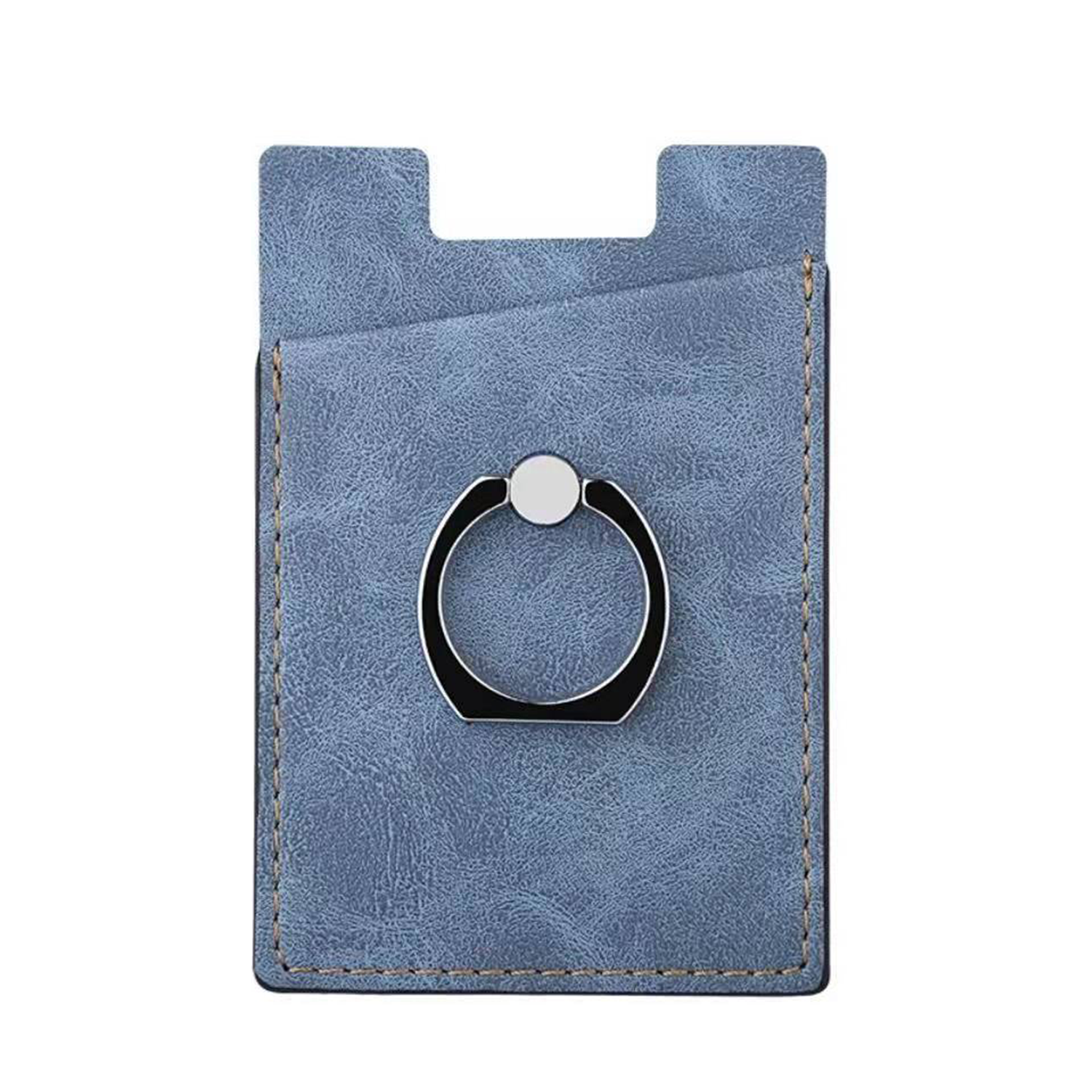 PU Leather Creative Double Layer Cell Phone Ring & Stand 8