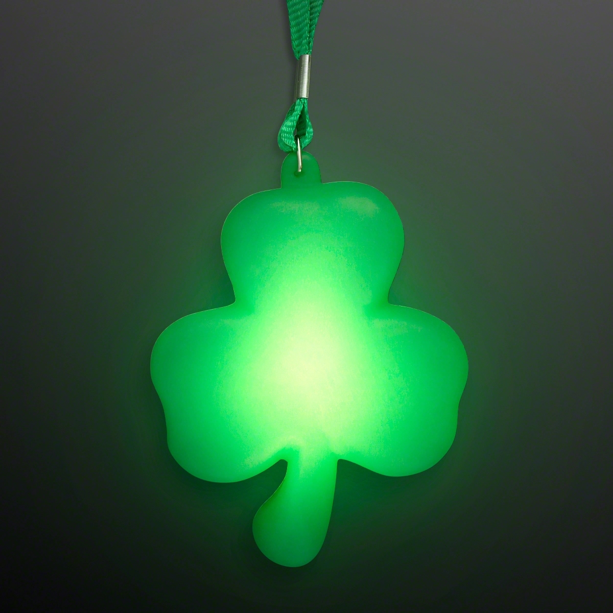 Big Light Up Shamrock Necklace for St. Paddy's Day 4