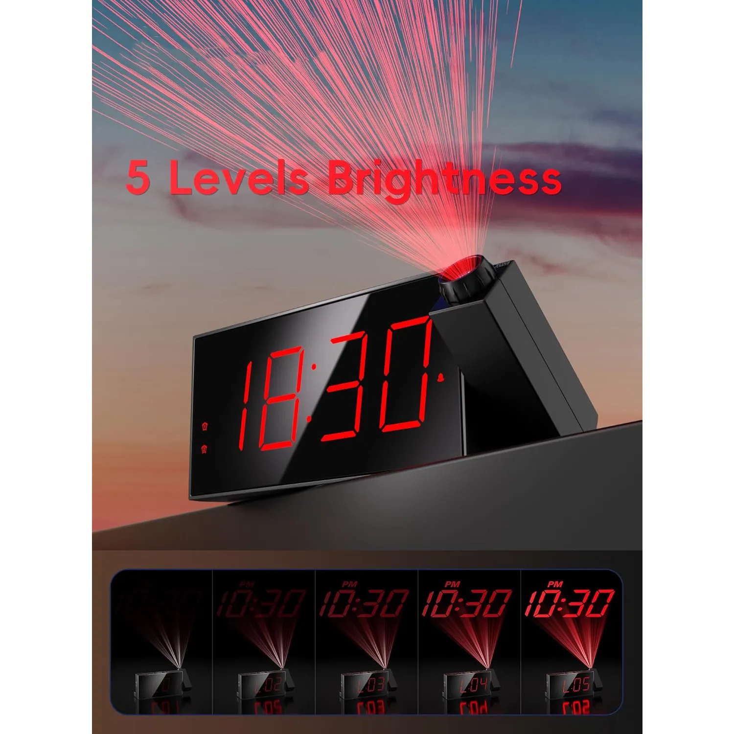 Digital Projection Alarm Clocks 3