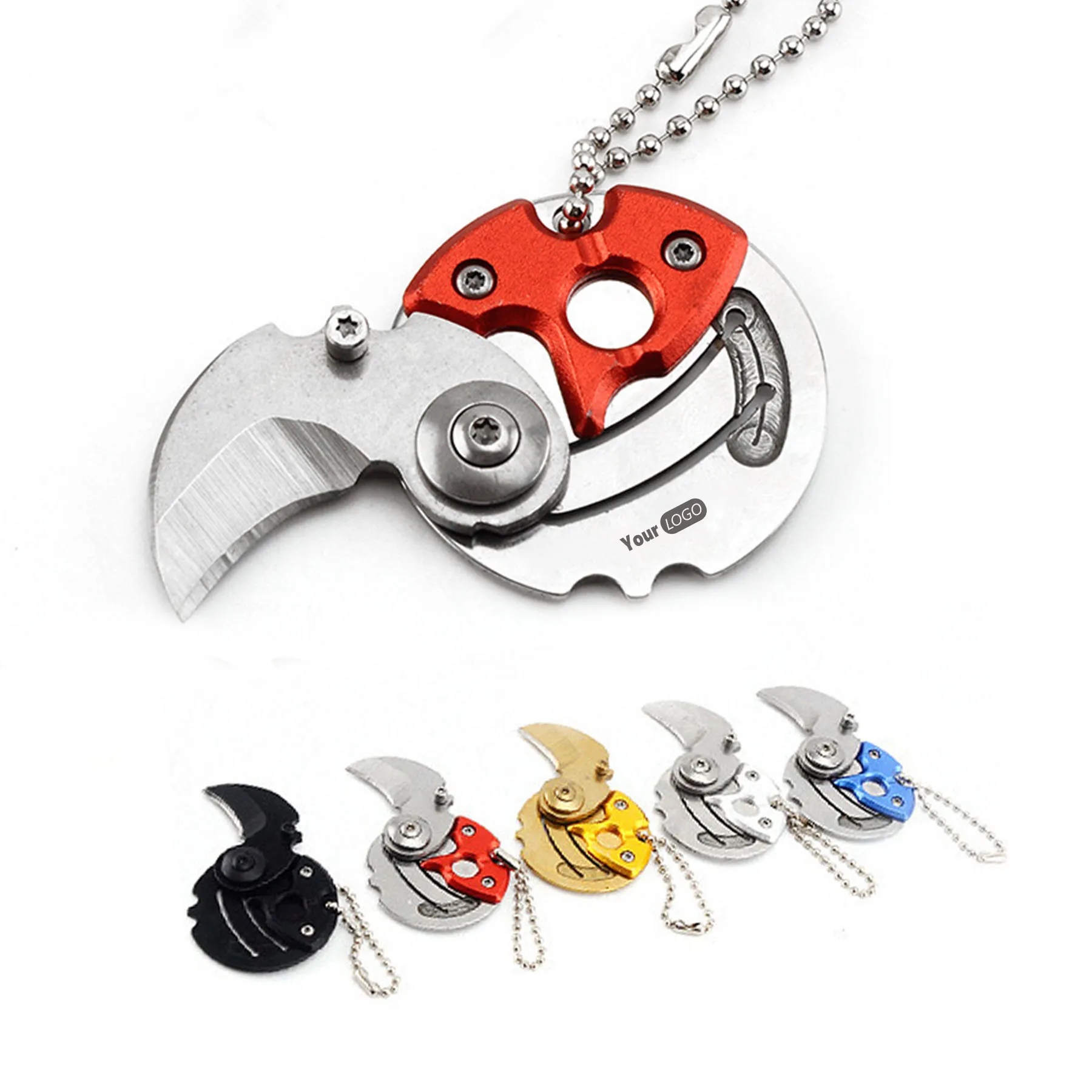 Stainless Steel Mini Outdoor Folding Knife 2