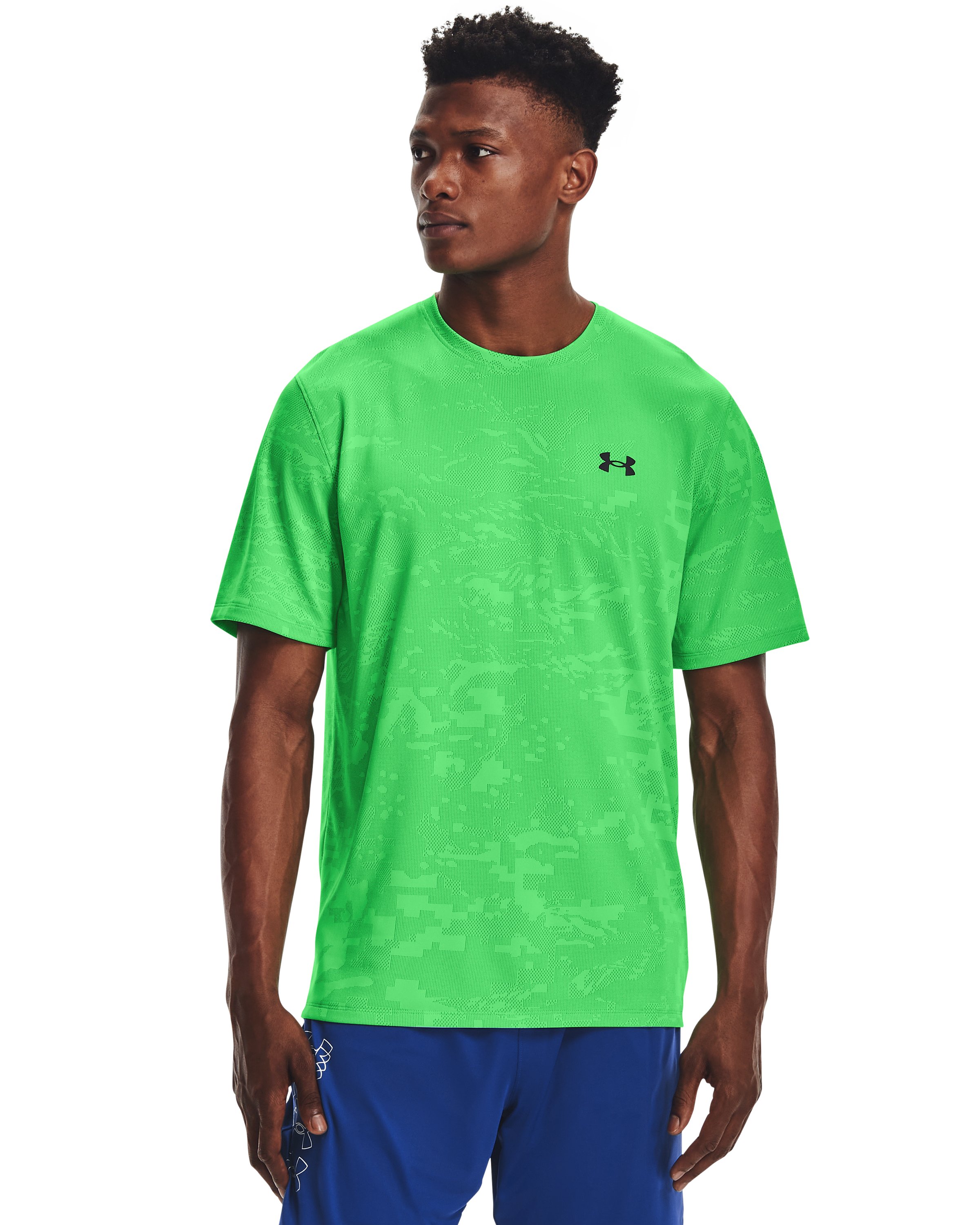 UA Vent Camo Men's Training Short Sleeve 5