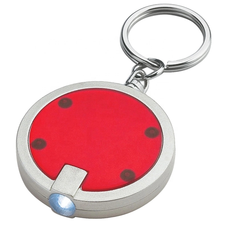 Round LED Flashlight Key Chain 7